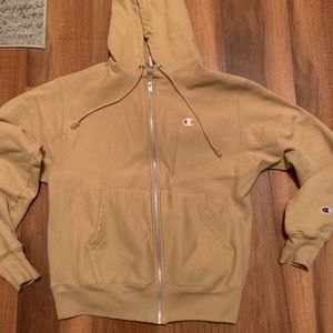 Champion zip up hoodie jacket reverse weave